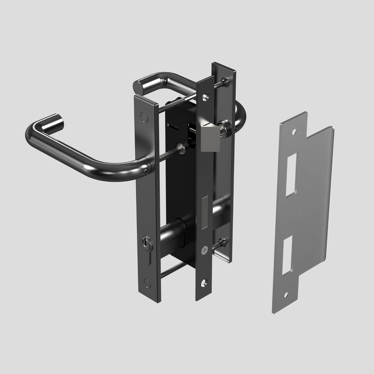 Gate Handle & Mortice Lock Kit (50 x 100 Frame)