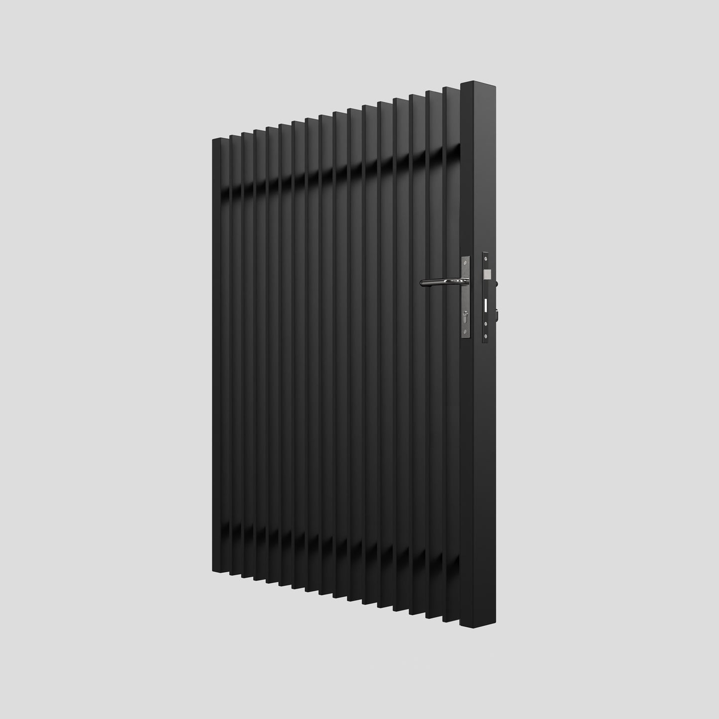 Aluminium Blade Single Gate - Black
