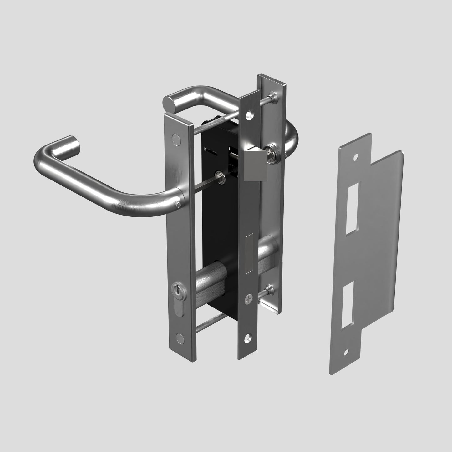 Gate Handle & Mortice Lock Kit (50 x 100 Frame)