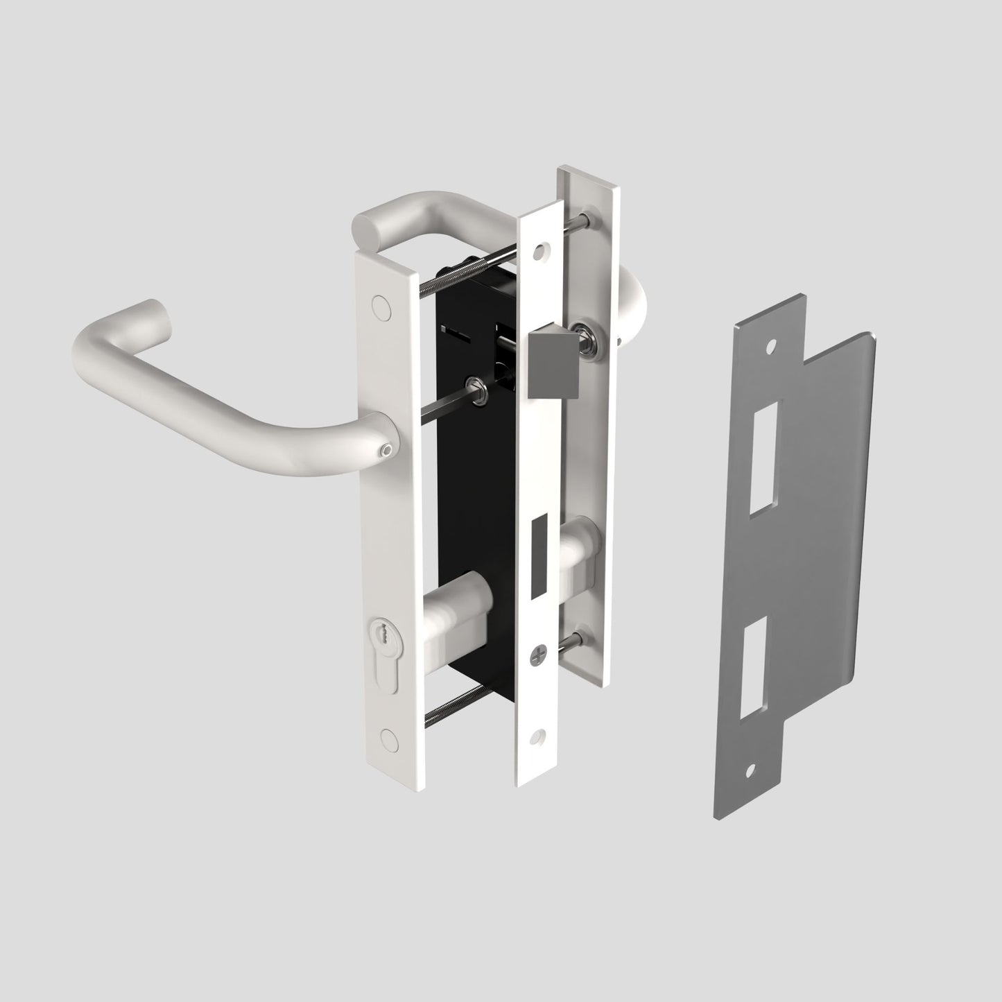 Gate Handle & Mortice Lock Kit (50 x 100 Frame)