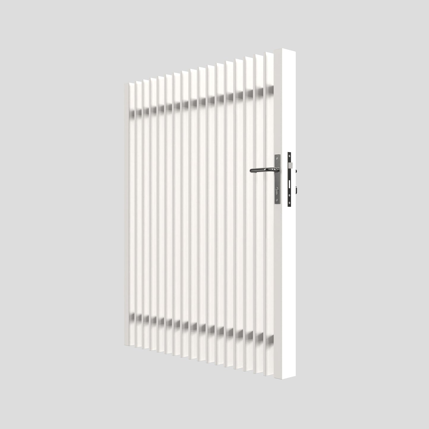 Aluminium Blade Single Gate - White